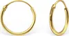 Kleine goldene Creolen Ohrringe aus 925 Silber Produktbild-Vorschau 1