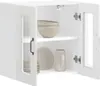 vidaXL Pensile da cucina con anta in vetro Kalmar in legno Anteprima dell’immagine prodotto 4