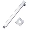 vidaXL Duscharm Quadratisch Edelstahl 201 Silbern 30 cm Produktbild-Vorschau 3
