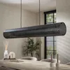 Hoyz-Kollektion – Hängelampe 7L Tube XL Mesh – Artic Black Produktbild-Vorschau 2