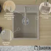 QUADRON Spülbecken 1-Becken Spüle | Größe: 50 x 39 x 20,5 Produktbild-Vorschau 4