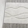 Badteppich Set 3-TLG. Grau - rutschfest & Weich, Badematte Produktbild-Vorschau 9