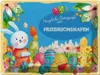 vianmo Blechschild 30x40 cm Ostern Ostergrüße Produktbild-Vorschau 1