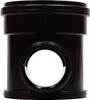 A black pipe fitting with three openings. Produktbild-Vorschau