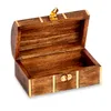 NKlaus Maritimes Schatztruhe Echtholz und Messing 14 x 8cm Produktbild-Vorschau 2