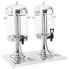 vidaXL Distributore di bevande a 2 pieghe in acciaio inox 2 Anteprima dell’immagine prodotto 8
