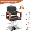 Výškově nastavitelné holičské křeslo COSTWAY, holičské Náhled obrázku produktu 3
