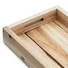 Holz Kerzentablett natur mit Rand 2er Set - 38 x 16 cm Produktbild-Vorschau 5