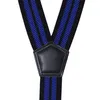Y Hosenträger Streifen 4 cm Blau Schwarz Produktbild-Vorschau 4