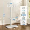 TV Bodenständer für 32-65 Zoll Fernseher bis 40 kg, Weiß, Produktbild-Vorschau 6
