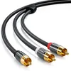 deleyCON MK3442, RCA, Männlich, 2 x RCA, Männlich, 3 m, Produktbild-Vorschau 2