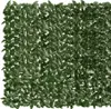 vidaXL Balkonová zástěna s tmavě zelenými listy 400x150 cm Náhled obrázku produktu 2