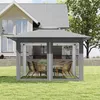 LZQ Zahradní altán 3x3 m  Skládací altán typu „pop-up“ s Náhled obrázku produktu 4