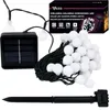 Solar Lichterkette Gartenlichter Kugelgirlande 7 m 50 LED Produktbild-Vorschau 1