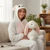 Piżama Onesie Kigurumi Kostium Przebranie Królik L: Podgląd zdjęcia produktu 6