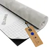 LOMIQ Mikrofaserstoff Selbstklebend, 250x150cm, Silber, Produktbild-Vorschau 1