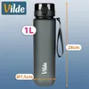 Vilde | Borraccia 1 L - Nera - Borraccia sportiva con Anteprima dell’immagine prodotto 5