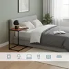 Tavolino Relaxdays, a forma di C, piano ampio, A x L x P: Anteprima dell’immagine prodotto 5