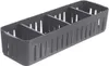 A gray plastic organizer with multiple compartments. Náhled obrázku produktu