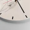 Wanduhr - Rund - Glasuhr - Stück Linie Frau - 40x40cm - Produktbild-Vorschau 5