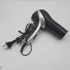A black and silver hair dryer is shown on a white background. Produktbild-Vorschau