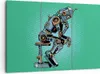 Bild auf Leinwand - Leinwandbild - Roboter Illustration Produktbild-Vorschau 1