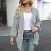 ASKSA Damen Cardigan Strickjacke Offene Front Produktbild-Vorschau 2