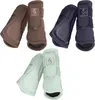 A collage of horse leg protection boots in different colors. Produktbild-Vorschau
