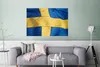 MuchoWow® Poster Nahaufnahme der Flagge von Schweden 120x80 Produktbild-Vorschau 5