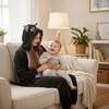 Tuta Onesie per donne e uomini - Pigiama morbido e Anteprima dell’immagine prodotto 17