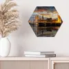 DEQORI Glasbild Echtglas 40x35 cm 'Londoner Abendkulisse' Produktbild-Vorschau 4