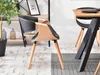 Designová jídelní židle SAROLTA - dub / černá Náhled obrázku produktu 8