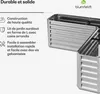 Blumfeldt Lit de Jardin Surélevé en L, 742L Acier Voir les images du produit 6