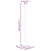 vidaXL Boční markýza výsuvná 200x500 cm černá - Slunečníky Náhled obrázku produktu 9
