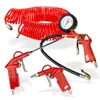 Druckluft Set Kompressor Zubehör 4tlg. Reifenfüller Produktbild-Vorschau 1