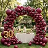 Ballonnen, rood, bordeaux, 100 stuks, latex, voor Productafbeelding-voorbeeld 3