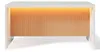 Kücheninsel 155x80x90, weiße Marmorfront, LED, 2 Steckdosen Produktbild-Vorschau 20
