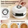 Clatronic WA 3832, 1 wafle/waflí, Kruh, Čierna, Biela, 20 Náhľad obrázku produktu 4