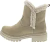 A single beige winter boot is shown from the side against a white background. Voir les images du produit
