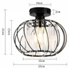ZMH Kristal plafondlamp 25cm zwart metaal plafondlamp E27 Productafbeelding-voorbeeld 11