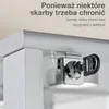 K-Möbel witryna szklana stojąca w kolorze czarnym Podgląd zdjęcia produktu 7