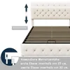 INONEFT Hydraulická posteľ 160 x 200 cm, čalúnená posteľ s Náhľad obrázku produktu 7