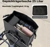 Wiltec Gepäckträgertasche 25 l Stauraum, Fahrradtasche für Produktbild-Vorschau 4