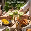 6er Set Matcha Gläser 400ml - Hochwertiges Wellenglas Produktbild-Vorschau 5