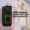 Salora Partybox L1 - 400W Bluetooth Party-Lautsprecher - Produktbild-Vorschau 7