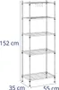 Expondo Royal Catering Kovový regál – 35 x 55 x 150 cm – Náhled obrázku produktu 8