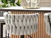 Designová barová židle KRISMAR - šedá / černá Náhled obrázku produktu 14