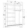 Schwebetürenschrank Kleiderschrank Schrank Produktbild-Vorschau 6