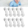 10 stücke Baby Sicherheit Schlösser Schlag Freies Kind Lock Produktbild-Vorschau 4