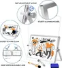 NicPro Dry-Löschen Mini Whiteboard A3, doppelseitiger Produktbild-Vorschau 4
